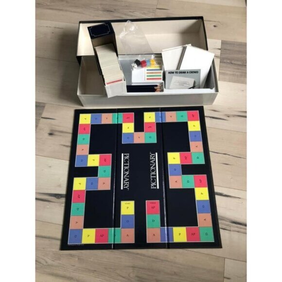 Vintage Pictionary Game 80's - Picture 2 of 6